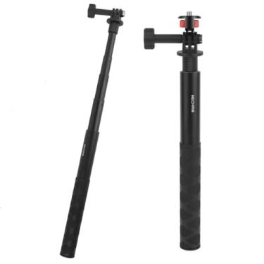 Imagem de Mechrig Bastão de selfie invisível de 119 cm para câmeras de ação, mastro extensível monopé (22,4 cm - 119,9 cm) com adaptador de tripé de 360°, braçadeira de telefone para GoPro 13/12/11/10, Insta360