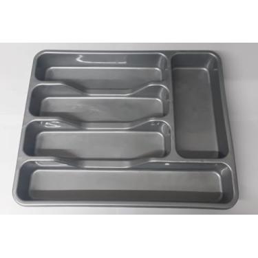 Imagem de Organizador Porta Talher Cozinha Gaveta Divisória (Branco)