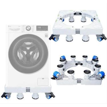 Imagem de Suporte,Carrinho P/Lavadora/Lava E Seca Samsung,Brastemp,Lg - Aj Som A