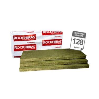 Imagem de Placa Lã de Rocha Padrão 1200 x 600 x 51 mm - 128kg/m3 - 4 Unidades 2,