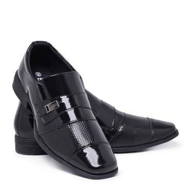 Imagem de Sapato Social Masculino Bico Fino Elegante Pull On 834 (Preto, BR, Adulto, Numérico, 38)