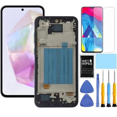 Imagem de ZTOOYO Tela de substituição AMOLED para Samsung Galaxy A35 5G com moldura para Samsung A35 kit de substituição de tela A356u s356vl A356a A356w A356e LCD Touch Display digitalizador com ferramentas