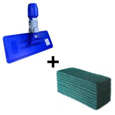 Imagem de Suporte Bralimpia Limpa Tudo Azulejo Parede +10 Fibras Verde, MVSE301 
