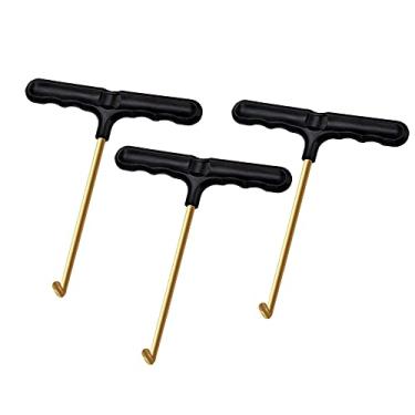 Imagem de ECEOCC Ferramenta de aperto de renda para patins no gelo, patins, botas, sapatos, patins | Ganchos de cadarço para botas, ferramenta de chave de skate, ótimo para apertar renda de hóquei | Ferramenta