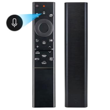 Imagem de Controle remoto de voz atualizado BN59-01385A para TVs Samsung – Compatível com Smart TVs Neo QLED, The Frame, Crystal 4K e 8K UHD (pilhas não incluídas)