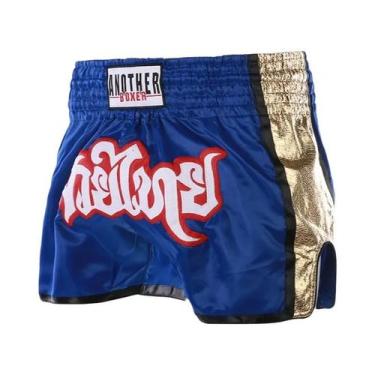 Imagem de Shorts de Muay Thai Unissex para Crianças - Bordado e Retalhos - Ideal