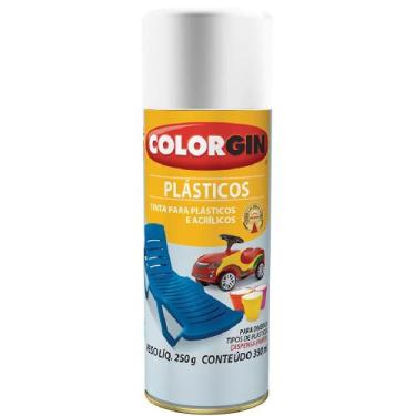 Imagem de Tinta Spray para Plástico Branco 350ml - 1501 - COLORGIN - Sherwin wil