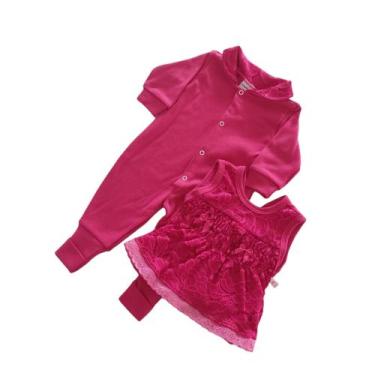 Imagem de Saída Maternidade luxo - Babylândia Recém Nascidos, Pink