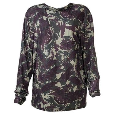 Imagem de Camiseta camuflada manga longa com proteção u.v oro adventure, TAM. M