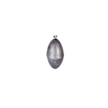 Imagem de Chumbo oliva para pesca - BellaPesca, N° 07, 1 unidade
