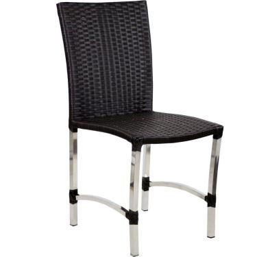 Imagem de Cadeira em Alumínio Cannes para Mesa de Jantar Cozinha Área Trama
