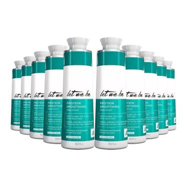 Imagem de Kit 10 Escovas Progressivas Let Me Be Passo Único 1 Litro