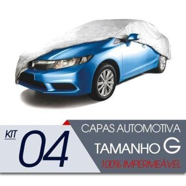 Imagem de 04 Capas Automotiva Forrada Proteção Impermeável G Oferta - Vhip
