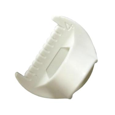 Imagem de Fancyes Mini régua de dedo para costura Edge Stitch Lock, gabarito de costura, modelo de costura, faça você mesmo para iniciantes, guia de costura para ponto, 4mm Branco