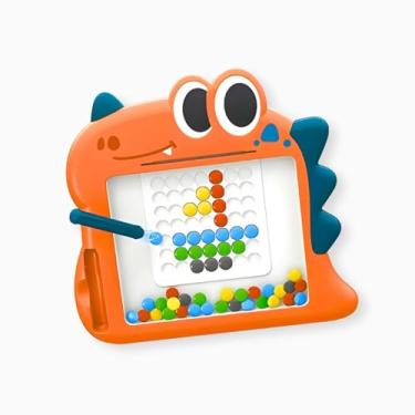 Imagem de LOUSA MAGNÉTICA DINO PARA DESENHO INFANTIL - Brinquedo Educativo e Criativo