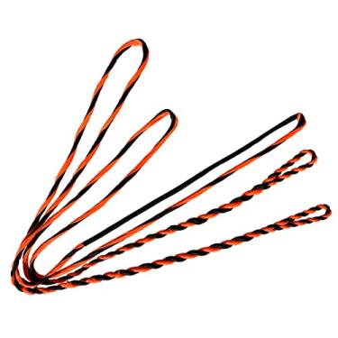 Imagem de DEERACE Corda De Reposição Para Arco Flemish Fast Flight D97 Longo Tradicional Recurvo (Amo 70" (Comprimento Do Arco), Laranja)