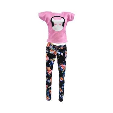 Imagem de Conjunto De Roupas De Boneca Bjd De 30cm, Vestido Fofo De Menina, Maqu