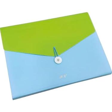 Imagem de Pasta DobráVel com 12 DivisóRias Selecione A Cor Unidade(Azul Candy)