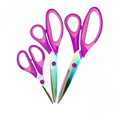 Imagem de Tesoura Profissional de Liga de TitâNio, NãO Perca a Oportunidade de Cortar Seu Cabelo