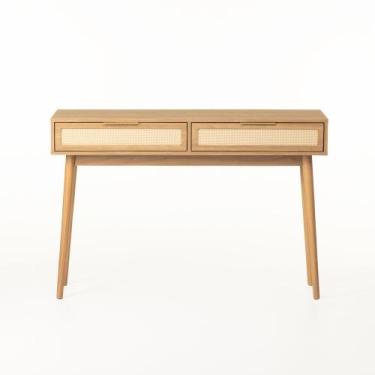 Imagem de Aparador Alia 2 Gavetas 120 cm x 34 cm - Casavee, Tauari/Dourado