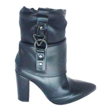 Imagem de Bota Feminino Vizzano 3105102 Napa Strech Preto 40-Feminino