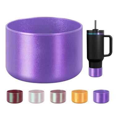 Imagem de BKBY Bota de silicone para garrafa de água Chameleon, compatível com Stanley Tumbler 20 30 1,134 g e garrafa Hydroflask de 340 a 680 g, serve para mais garrafas/copos de 7 a 7,5 cm capa protetora