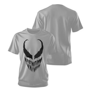 Imagem de Camiseta Venom Simbiose Algodão Lançamento - DM Clothing Brasil, Branc