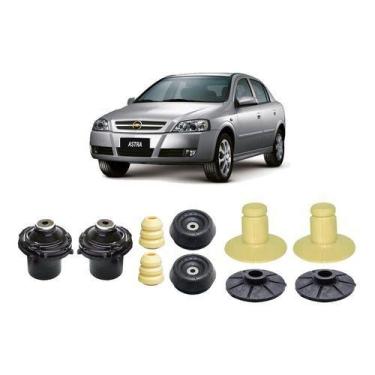 Imagem de Kit Batente Completo Dianteiro Traseiro Astra 2009 2010 2011 - QualyKi