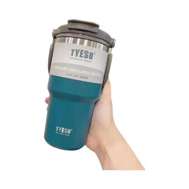 Imagem de Caneca Térmica de Aço Inoxidável com Alta Capacidade - Garrafa Térmica