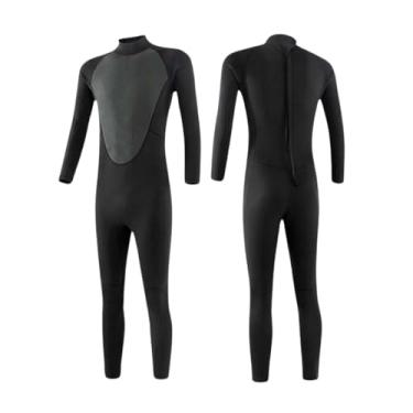 Imagem de Roupa Borracha Neoprene Long John 3mm Unissex Surf Mergulho Natação (4XL)
