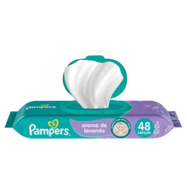 Imagem de Lenços Pampers Lavanda 48 unidades