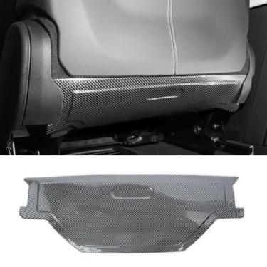 Imagem de Assento de carro com aparência de carbono almofada anti-chute interior para banco traseiro Su7 almofada de proteção antiarranhões suprimentos parte externa