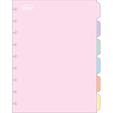 Imagem de Divisória Para Tilidisco Colegial Tom Pastel Tilibra