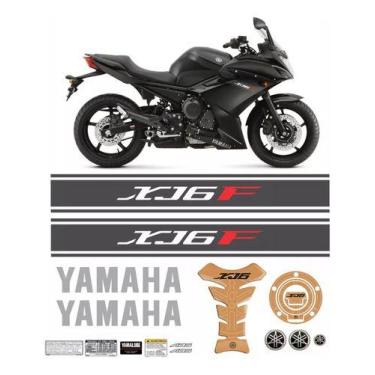 Imagem de Kit Adesivo Yamaha Xj6f + Tankpad Tanque Resinado Xj6f1108 - SPTS