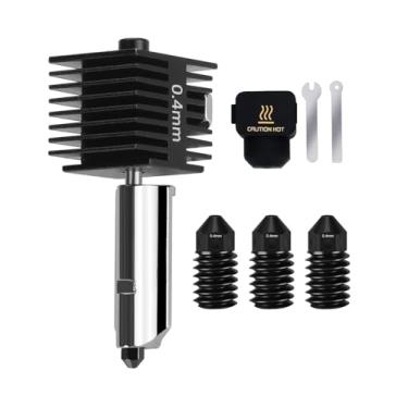 Imagem de Mviioe Kit De Hotend De 0,4 Mm Para Impressora 3D Para Bambu Lab A1/A1 Mini, Atualização De Bico De Aço Endurecido De Alta Temperatura, Kit De Hot End, Extrusora De Substituição E Meia De Silicone P