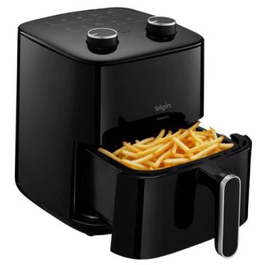 Imagem de Fritadeira Elétrica 3,7 Litros Air Fryer Sem Óleo Saudável 1400w Preto