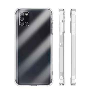 Imagem de Capinha Capa Antiquedas Flexível Compatível com Samsung Galaxy A31 6,4"