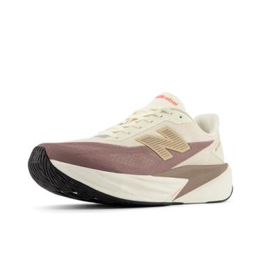 Imagem de New Balance FuelCell Rebel V5 Tênis de corrida masculino, Angorá/sombra da terra/sal marinho, 13 Wide