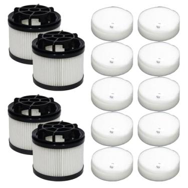 Imagem de PUREBURG Filtro de substituição LVAC200 compatível com aspirador sem fio Levoit LVAC-200 LSV-V201-WUS, 4 filtros HEPA pós-motor e 10 filtros pré-motor