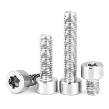 Imagem de M3 M4 M5 M6 Torx Parafuso 304 Parafuso De Ameixa De Cabeça Cilíndrica De Aço Inoxidável, 20pcs, M5x6mm