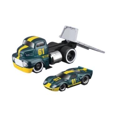 Imagem de Meninos Maisto 1:64 Liga Muscular Carro Transporte Trailer Modelo De S