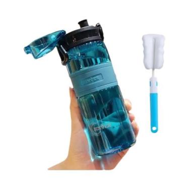 Imagem de Garrafa De Água Esportiva À Prova De Vazamento De 500ml Com Filtro De 