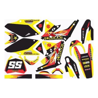 Imagem de Kit Adesivos Moto Cross Trilha Suzuki 2009