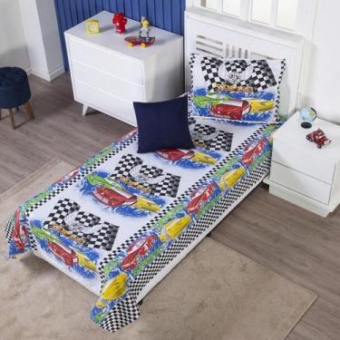 Imagem de Colcha Cobre Leito Infantil Solteiro Menino Menina - Ametista Decoraçõ