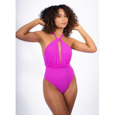 Imagem de Maiô Nicole Múltiplas formas pink - Modele, Pink trabalhado, G