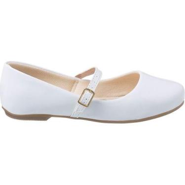 Imagem de Sapatilha Infantil Feminino Sapato Boneca Menina Liso Verniz - Fashion