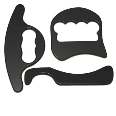 Imagem de Liberação Miofascial Instrumento Massageador Soqueira Tartaruga e Gancho Para Tratamentos Massagem Fisioterapia(Aleatório (Cores Exclusivas),Kit Completo)