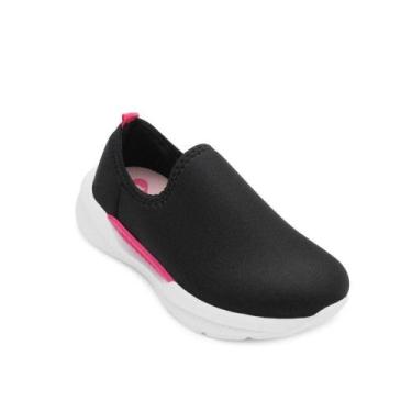Imagem de Tênis Slip On Molekinha MK23-25731, 31, Preto, Branco
