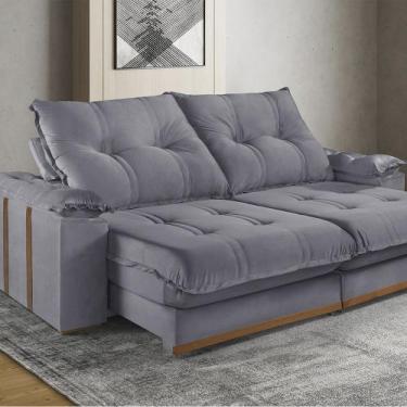 Imagem de Sofá Retrátil e Reclinável 5 Lugares M-193 2,90m Molas Ensacadas Pillo