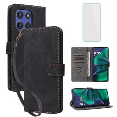 Imagem de IUQXU Capa carteira para celular Motorola Moto G Stylus 5G 2025/Edge 60 Stylus com protetor de tela [bloqueio RFID] suporte feminino capa de celular para Motorola G Stylus5G 2025 Moto Edge 60Stylus